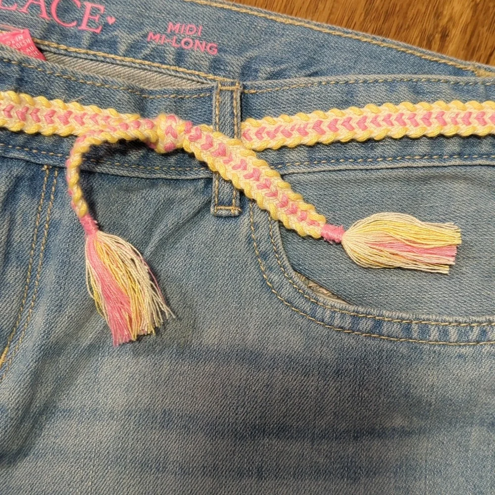 The Children's Place Midi Mi-Long Denim Shorts Savannah Wash …